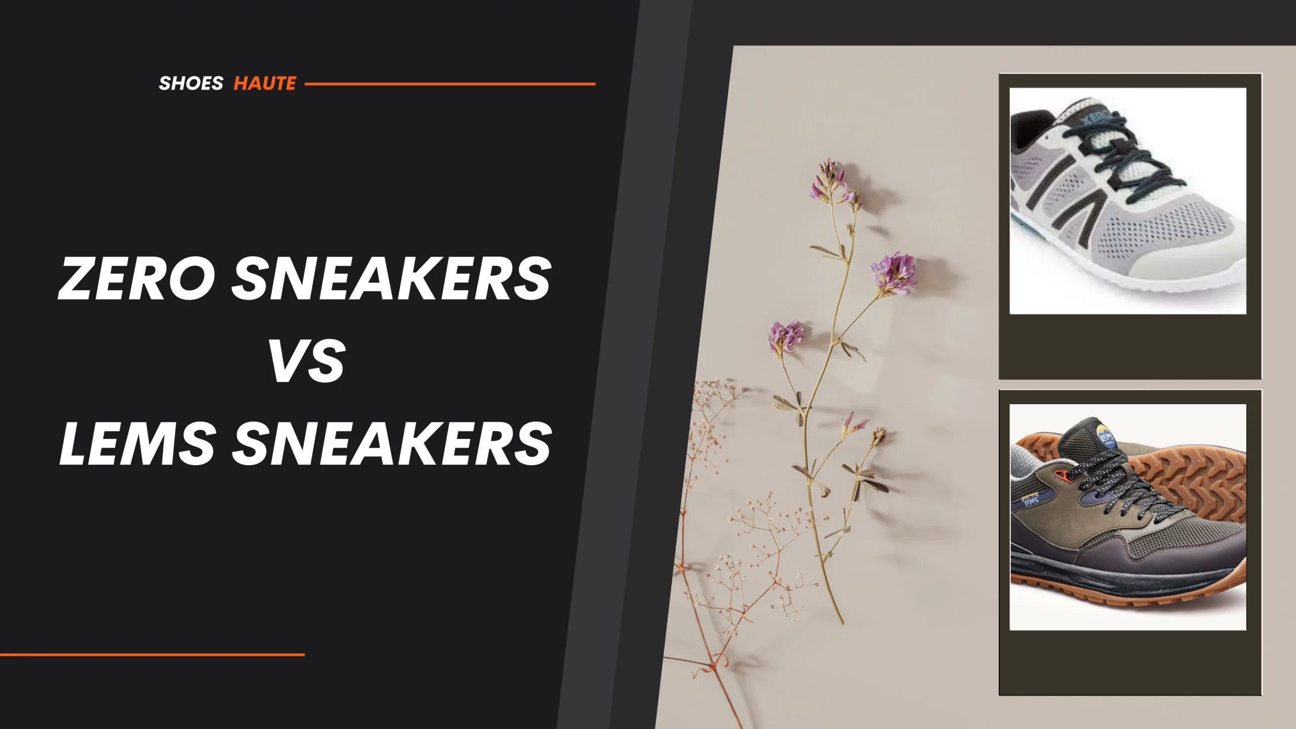 zero sneakers vs lems sneakers